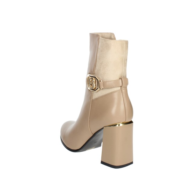 Laura Biagiotti Shoes Heeled Ankle Boots Brown Taupe 7868