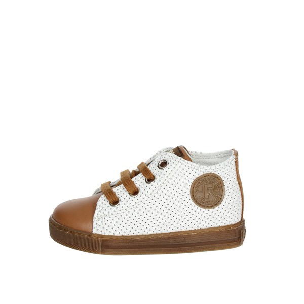 Falcotto Shoes Sneakers White/Brown leather 0012014600.52.1D71