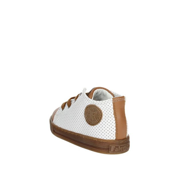 Falcotto Shoes Sneakers White/Brown leather 0012014600.52.1D71