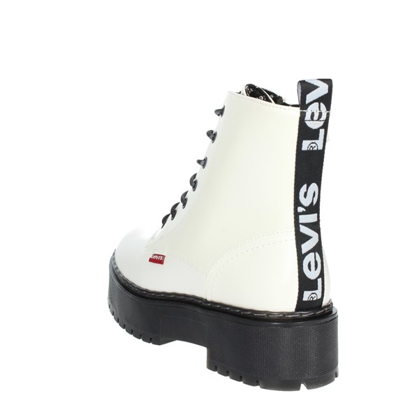 Levi's Shoes Boots White/Black VCOO0021S
