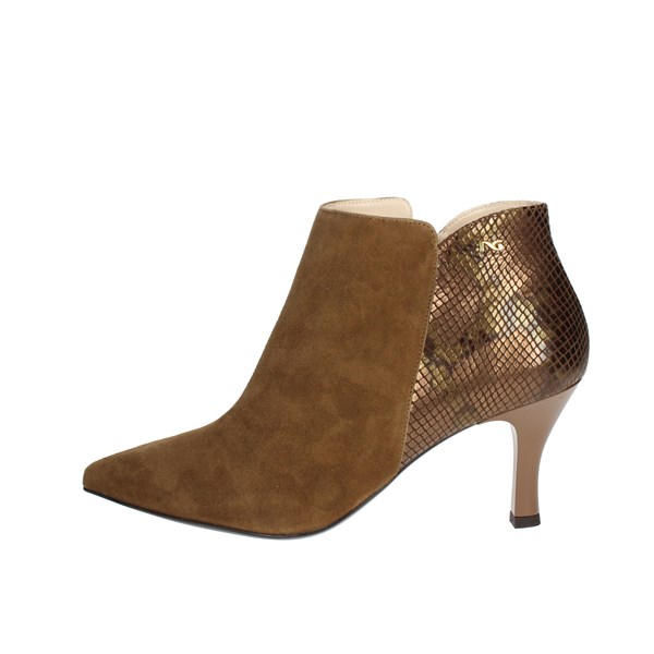 Nero Giardini Shoes Heeled Ankle Boots Brown leather I117201DE