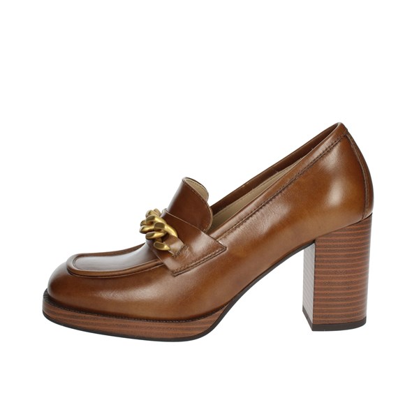 Nero Giardini Shoes Moccasin Brown leather I205060D