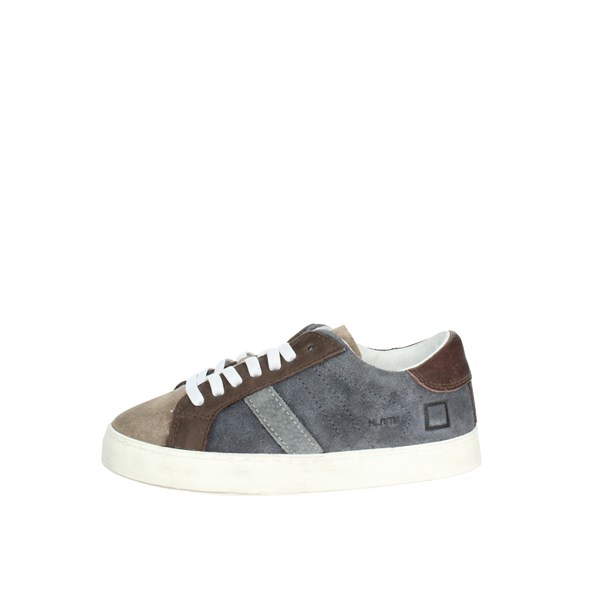 D.a.t.e. Shoes Sneakers Brown/Blue J351-HL-SN-BL2
