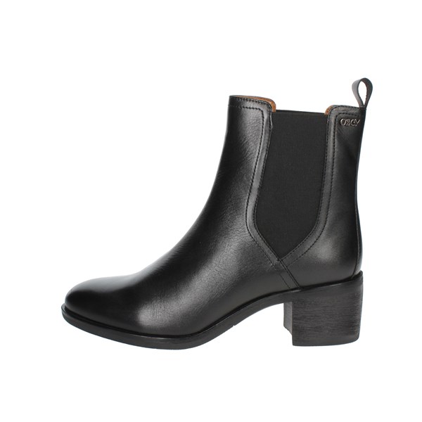 Osey Shoes Heeled Ankle Boots Black TR0109