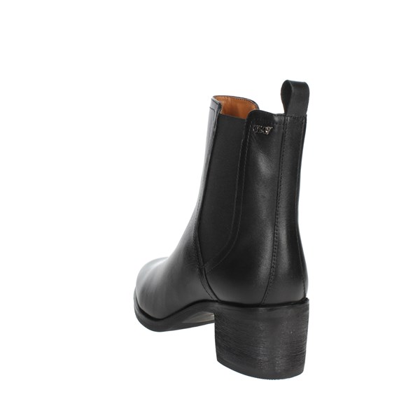 Osey Shoes Heeled Ankle Boots Black TR0109