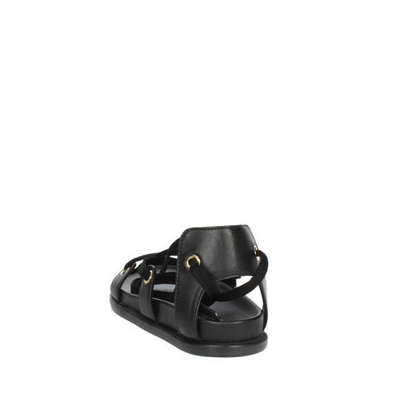 Florens Shoes Flat Sandals Black F3886