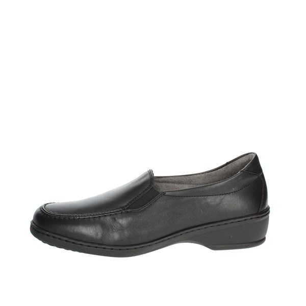 Notton Shoes Moccasin Black 1361