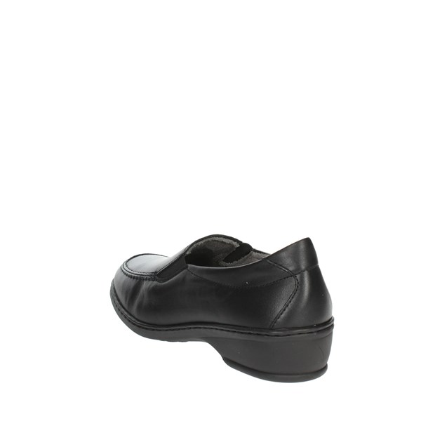 Notton Shoes Moccasin Black 1361