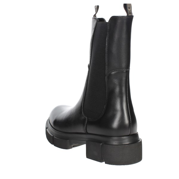 Keys Shoes Low Ankle Boots Black K-7061