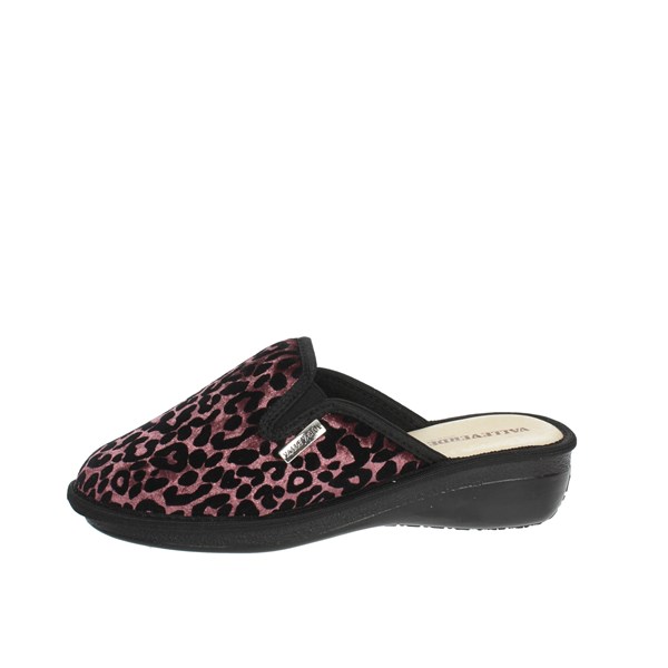Valleverde Shoes Slippers Wine-colored CC0004