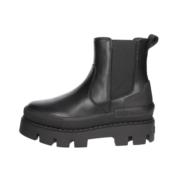 Buffalo Shoes Low Ankle Boots Black RAVEN CHELSEA