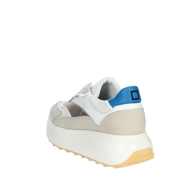D.a.t.e. Shoes Sneakers White/beige STEP CAMP.168