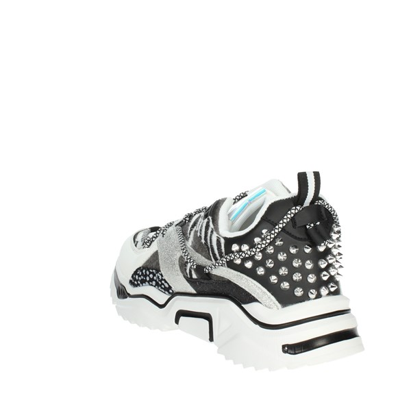 Shop Art Shoes Sneakers White/Black SASF220224