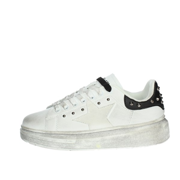 Shop Art Shoes Sneakers White/Black SASF220202