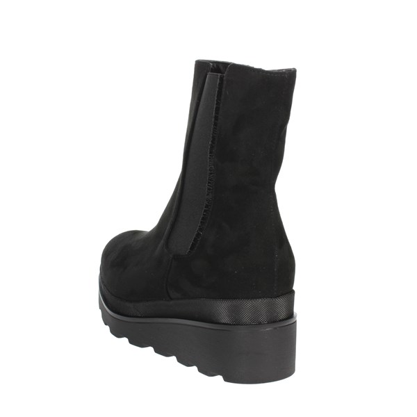 Cinzia Soft Shoes Wedge Ankle Boots Black MM874024CF