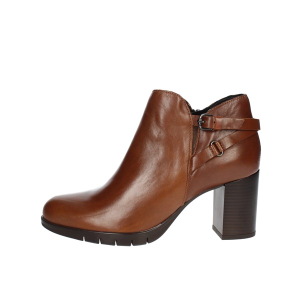 Cinzia Soft Shoes Heeled Ankle Boots Brown leather PQ7364850