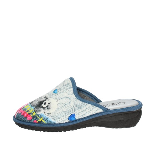 Cinzia Soft Shoes Slippers Blue Avio SD0005