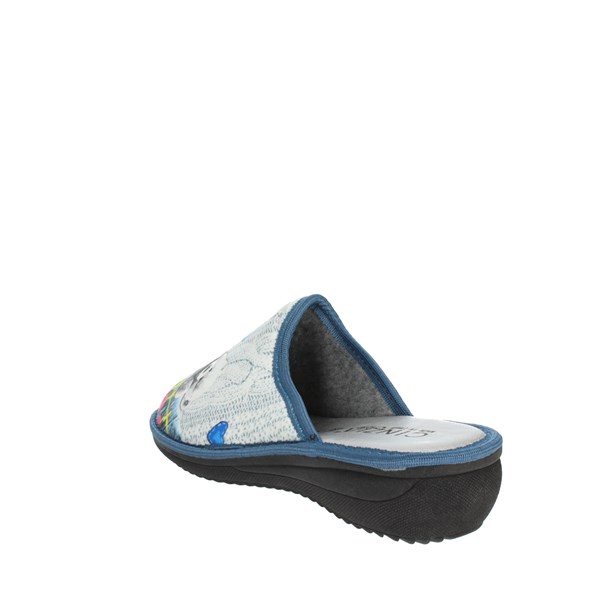 Cinzia Soft Shoes Slippers Blue Avio SD0005