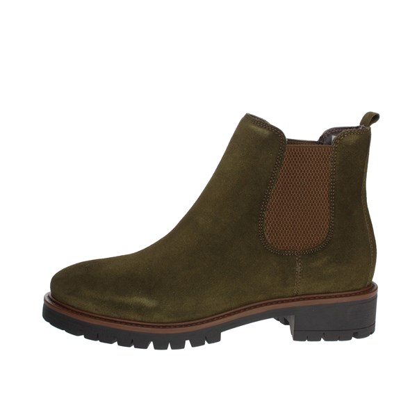 Cinzia Soft Shoes Low Ankle Boots Dark Green IS232106M