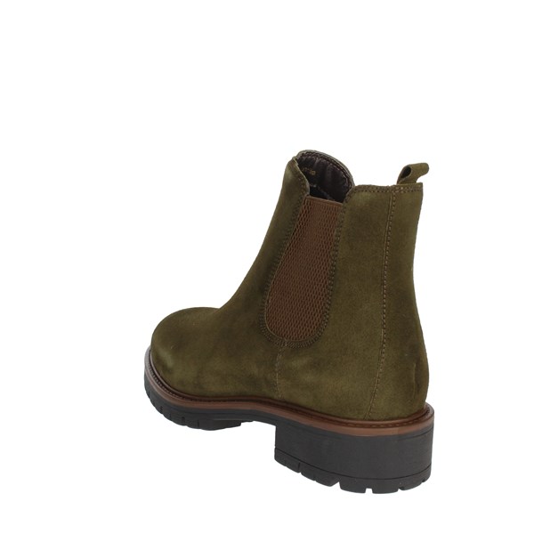 Cinzia Soft Shoes Low Ankle Boots Dark Green IS232106M