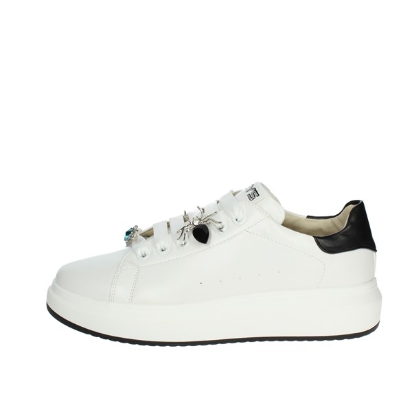 Keys Shoes Sneakers White/Black K-7610