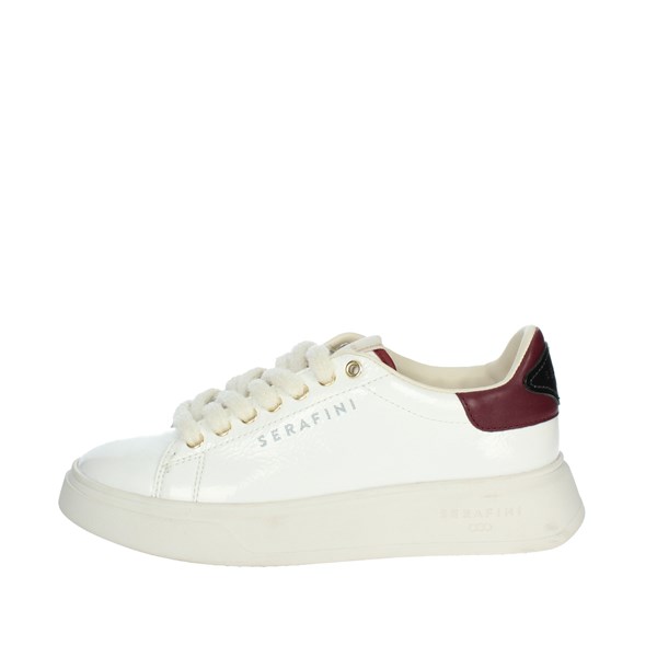 Serafini Shoes Sneakers White/Burgundy PE22DJCO03/C