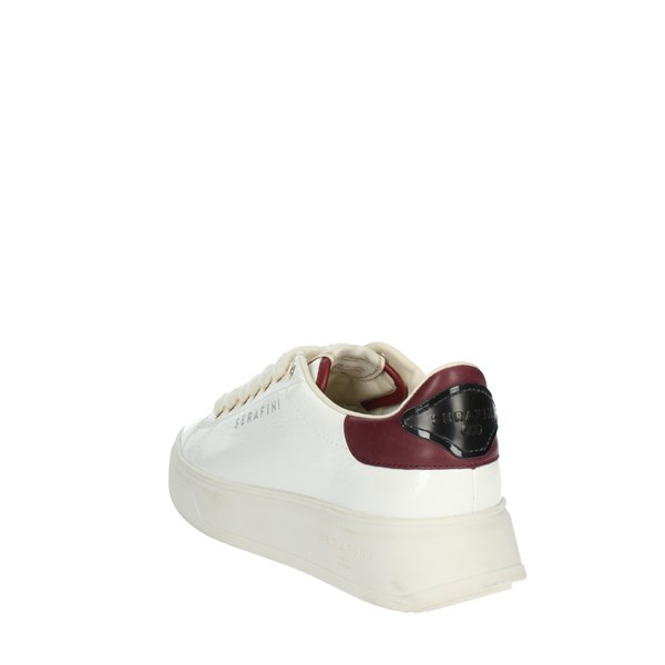 Serafini Shoes Sneakers White/Burgundy PE22DJCO03/C