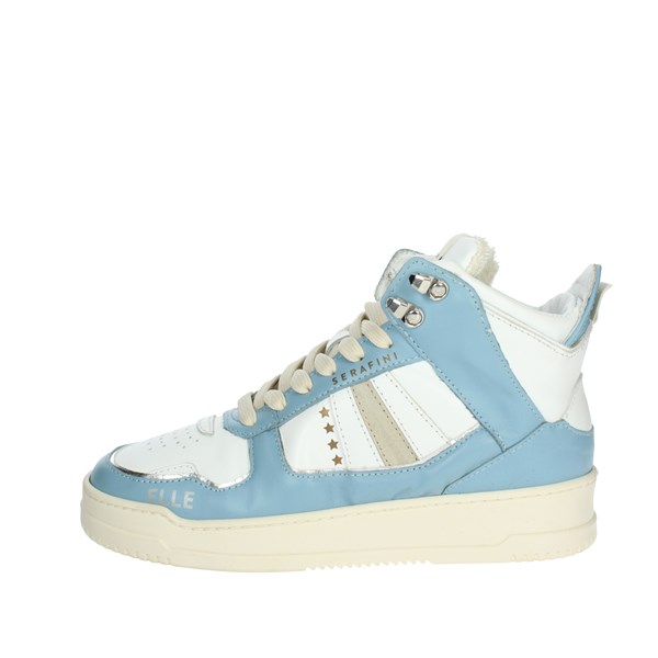 Serafini Shoes Sneakers White/Sky blue PE23FIR02