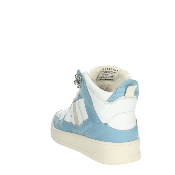 Serafini Shoes Sneakers White/Sky blue PE23FIR02