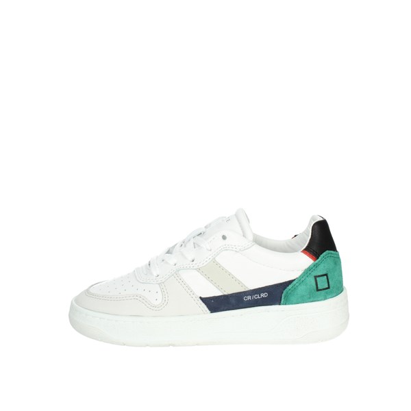 D.a.t.e. Shoes Sneakers White/Green J361-C2-CO