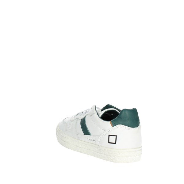 D.a.t.e. Shoes Sneakers White/Green J351-C2-PU