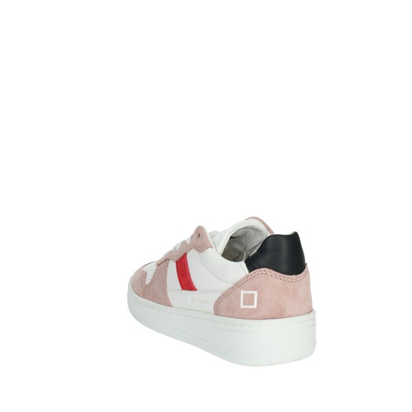 D.a.t.e. Shoes Sneakers White/Pink J361-C2-JU