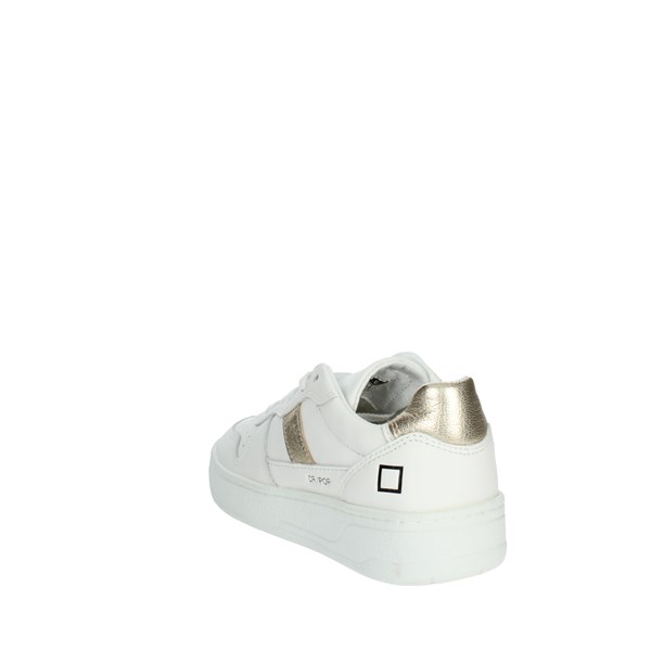 D.a.t.e. Shoes Sneakers White/Gold J361-C2-PO