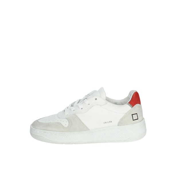 D.a.t.e. Shoes Sneakers White/Red J361-CR-LE