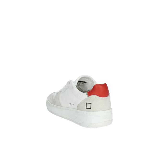 D.a.t.e. Shoes Sneakers White/Red J361-CR-LE