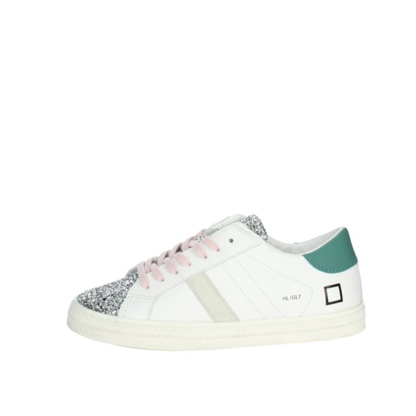 D.a.t.e. Shoes Sneakers White/Green J361-HL-GL