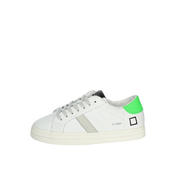 D.a.t.e. Shoes Sneakers White/Green J361-HL-EN