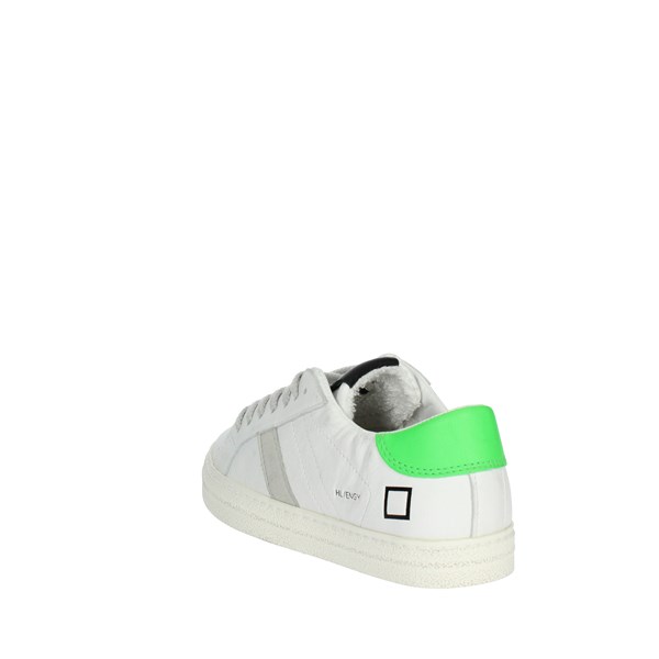 D.a.t.e. Shoes Sneakers White/Green J361-HL-EN
