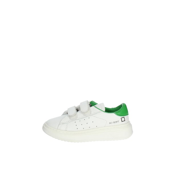 D.a.t.e. Shoes Sneakers White/Green J361-AC-SF