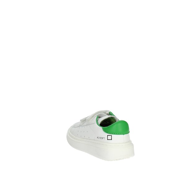D.a.t.e. Shoes Sneakers White/Green J361-AC-SF