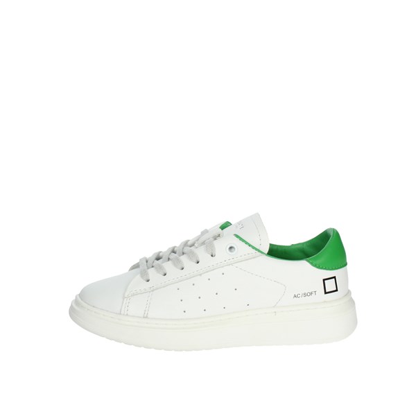 D.a.t.e. Shoes Sneakers White/Green J361-AC-SF