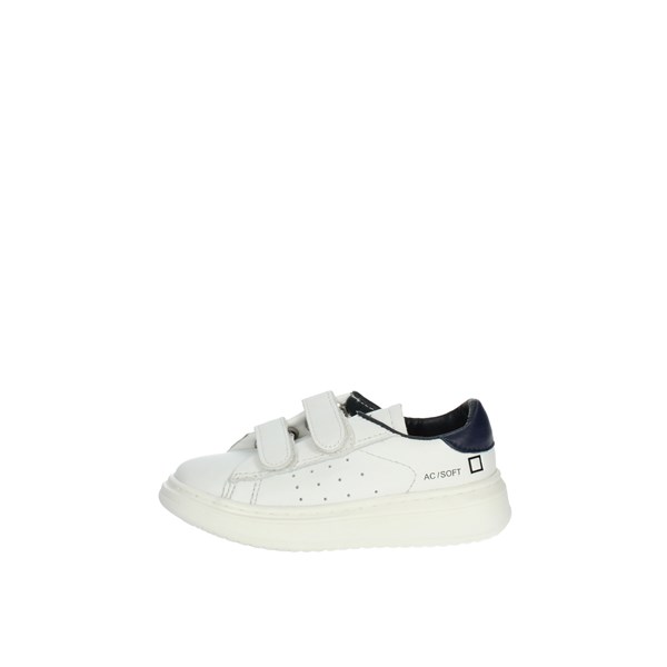 D.a.t.e. Shoes Sneakers White/Blue J361-AC-SF