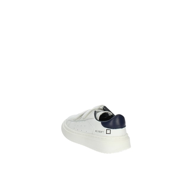 D.a.t.e. Shoes Sneakers White/Blue J361-AC-SF