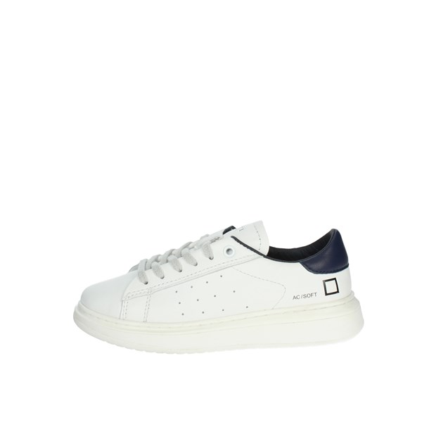 D.a.t.e. Shoes Sneakers White/Blue J361-AC-SF