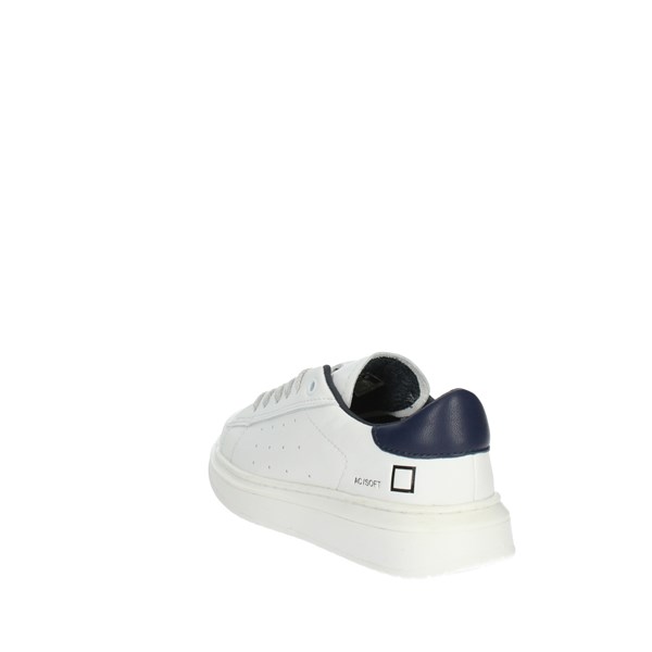 D.a.t.e. Shoes Sneakers White/Blue J361-AC-SF
