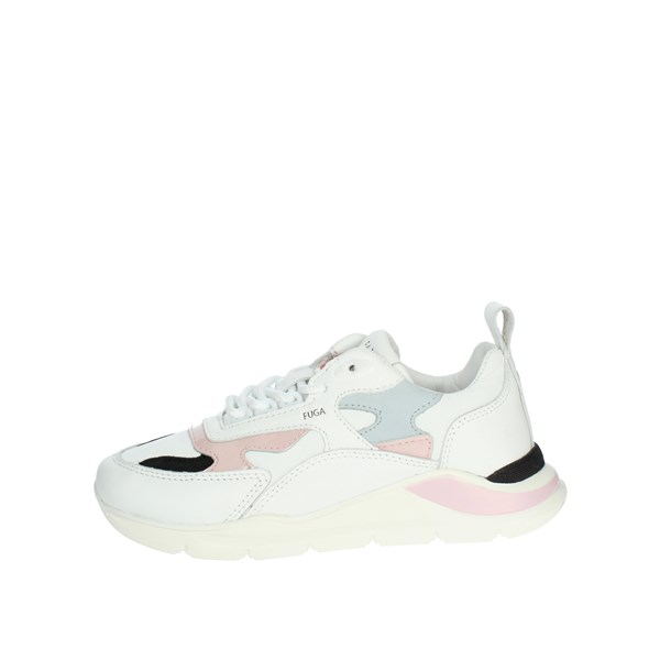 D.a.t.e. Shoes Sneakers White/Pink J361-F2-NY