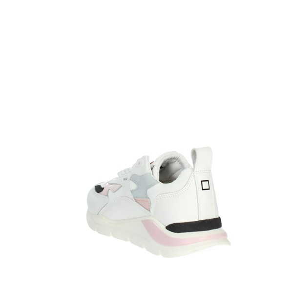 D.a.t.e. Shoes Sneakers White/Pink J361-F2-NY