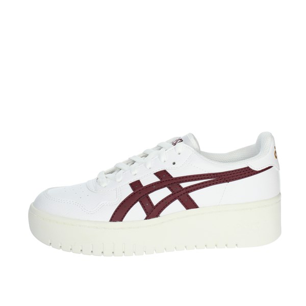 Asics Shoes Sneakers White/Burgundy 1202A024