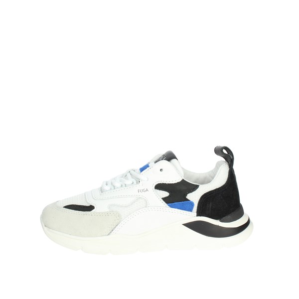 D.a.t.e. Shoes Sneakers White/Blue J361-F2-CO