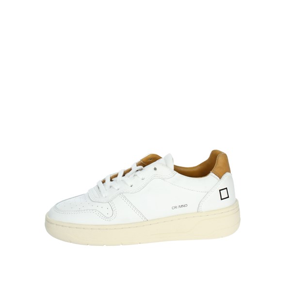 D.a.t.e. Shoes Sneakers White/Brown leather J371-CR-MN